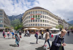 Chur, Bahnhofplatz, 2013. 40x58 cm