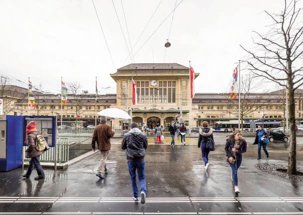 Lausanne, Place de la Gare