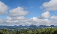 Puy de Dôme, vu depuis Servière