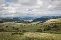 Le Lac de Chambon, vu depuis le Col de la St-Robert