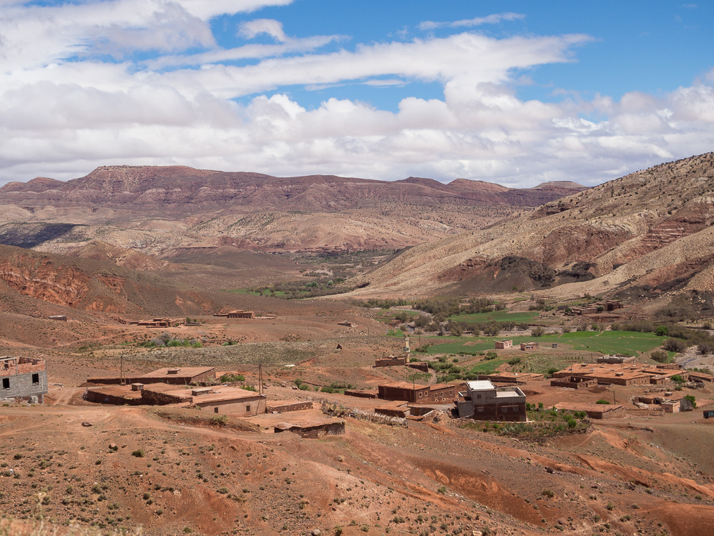 1er jour (Marrakech-Ouarzazate): Telouèt     Map