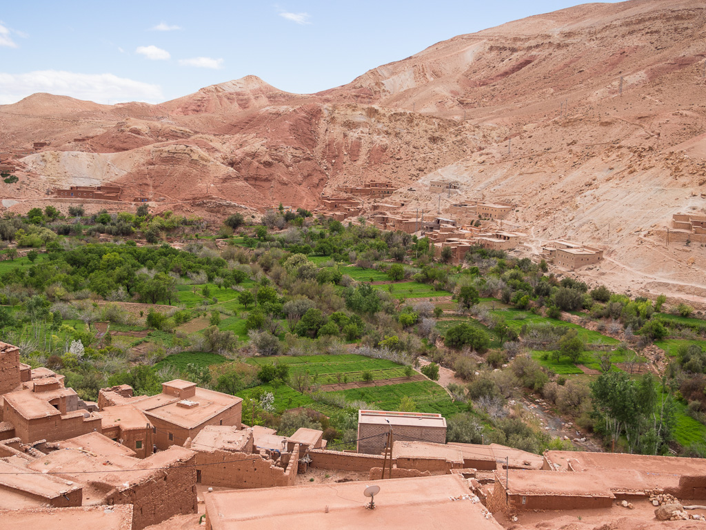 1er jour (Marrakech-Ouarzazate): Telouèt     Map