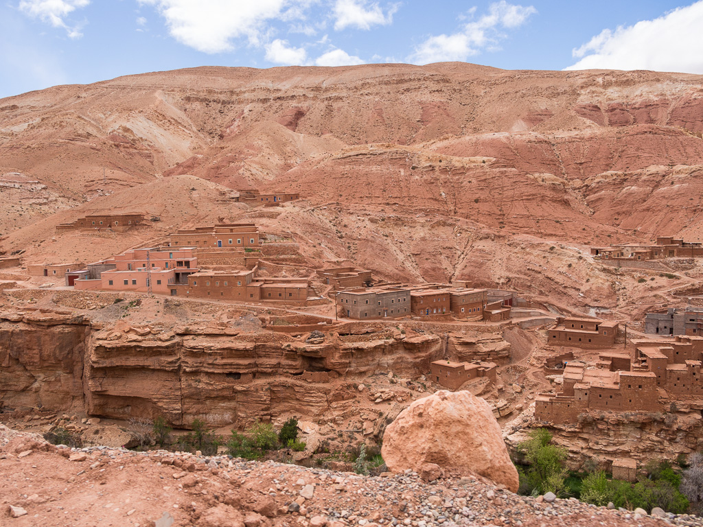 1er jour (Marrakech-Ouarzazate): Telouèt     Map