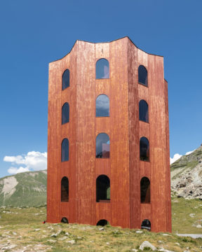 Roter Turm Origen auf dem Julierpass