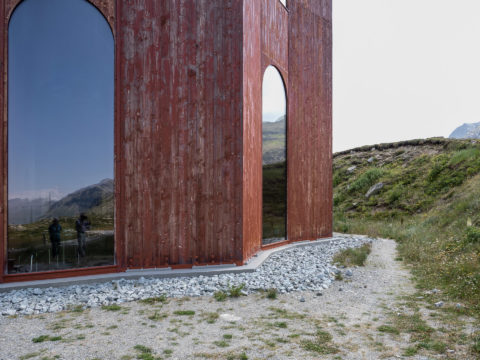 Roter Turm Origen auf dem Julierpass