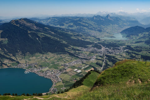 Arth-Goldau zwischen Zugersee und Lauerzersee